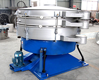 搖擺篩的搖擺多靠四周的拉桿，進行左右搖擺從而實現篩網中物料的篩分作用。