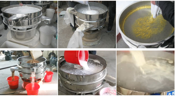 豆漿振動篩可適用于化工行業、食品行業、冶金礦業、公害處理等行業